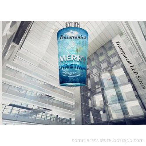 Outdoor Full Color Mobile Advertising Transparent LED Displ